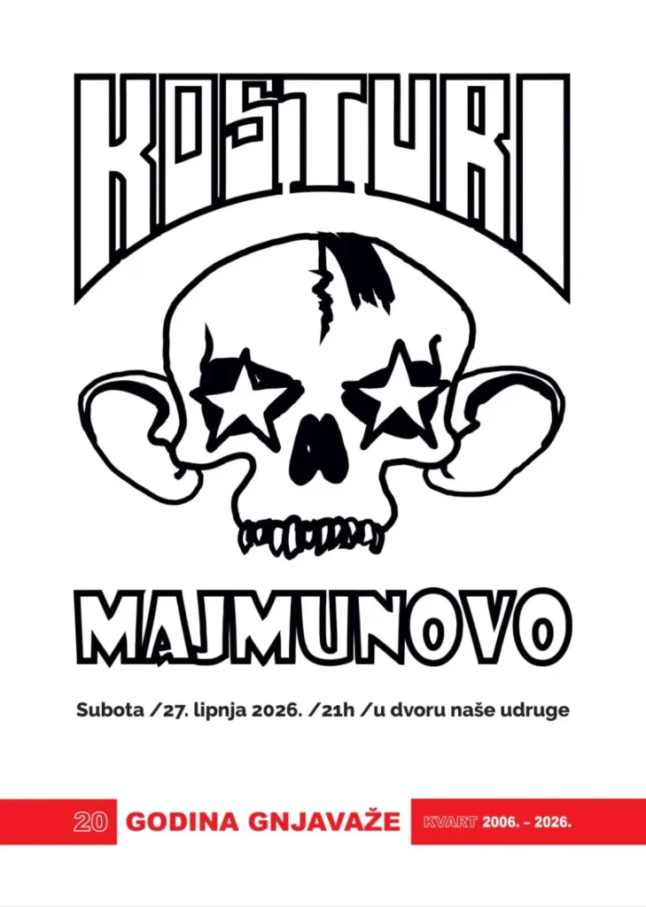 20. godina gnjavaže: KOSTURI MAJMUNOVO
